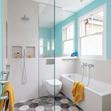 Family Bathroom: Light, Bright, and Playful