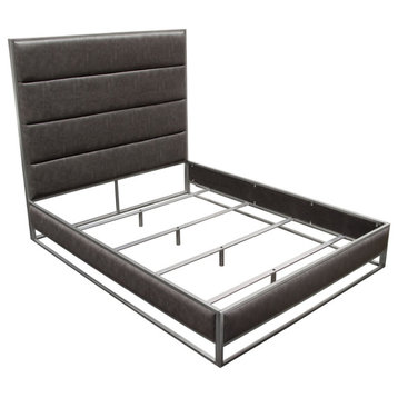 Empire Queen Bed, Weathered Gray