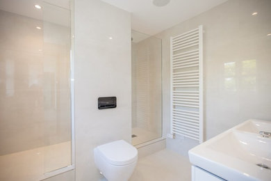 Inspiration for a contemporary bathroom in Channel Islands.