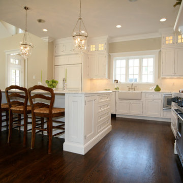 Montclair, NJ White Inset Kitchen Designed by David Earl