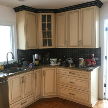 Kitchen Refacing Project (BEFORE PHOTO)
