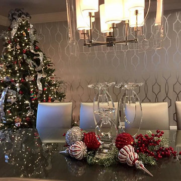 Veronica Pluta Decorates Client's Home For The Holidays!