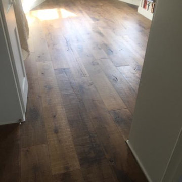 Walnut Flooring Installation to Rooms in Private Residence