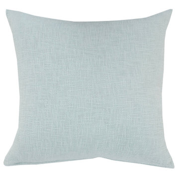 Boho Diamond Tufted Cotton Throw Pillow, Palladian Blue, 18" X 18"