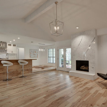 Austin Modern Home - Hand Scraped Natural Hickory