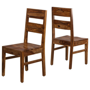 Emerson Wood Dining Chairs, Set of 2