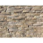 Natural Stone Veneer - Biscotti Corner, Sand Beige, 6"x12"x6" - Natural stone veneer is a dolomitic limestone characterized in its durability, density, resistance to water, and acidic content of rain and soil. Tested for freezing and De-thawed. Our products are certified to meet architectural specifications and maintenance-free.