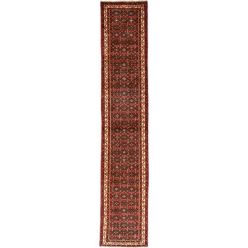 Persian Rug Hosseinabad 12'10"x2'6" Hand Knotted