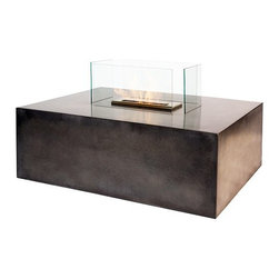 The Bio Flame Blocco Bio-Ethanol Fireplace - Indoor Fireplaces