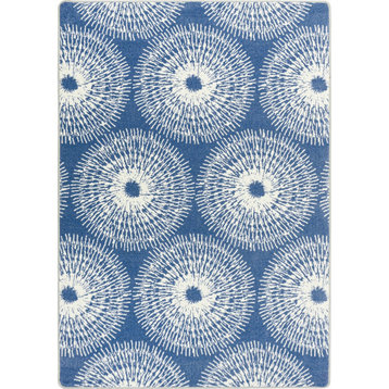Make A Wish 3'10" x 5'4" area rug in color Blue Skies