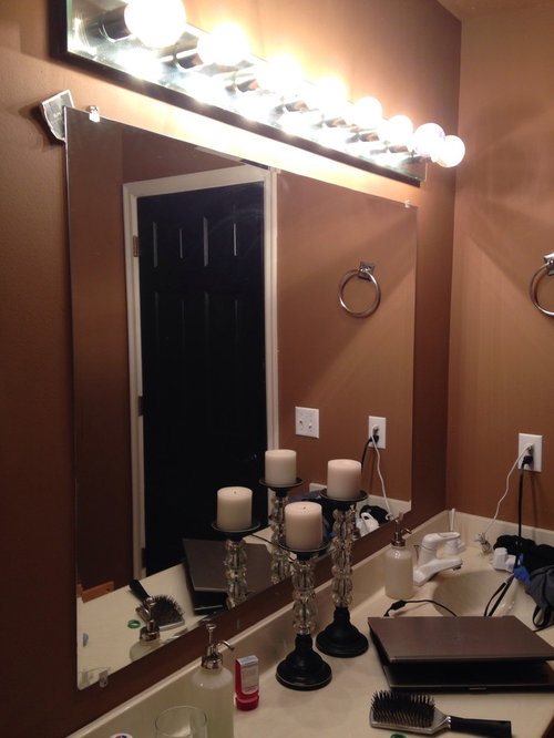 Updating 90 S Vanity Light Fixture, Removing Bathroom Vanity Light Fixture