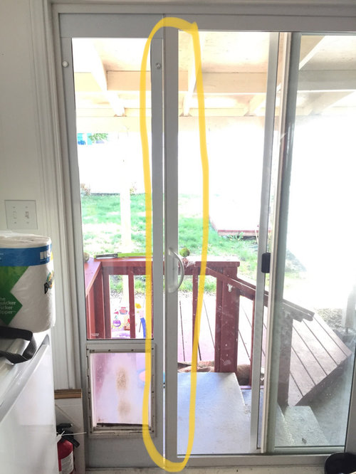 Weatherproofing Dog Door Insert, Dog Scratching Sliding Glass Door