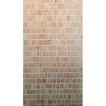 12"x12" Habitus Super Tuscan Cork Tiles, Natural Color, Set of 12