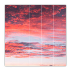 Clouds Ceramic Tile Wall Mural HZ500372-55M. 30" x 30"