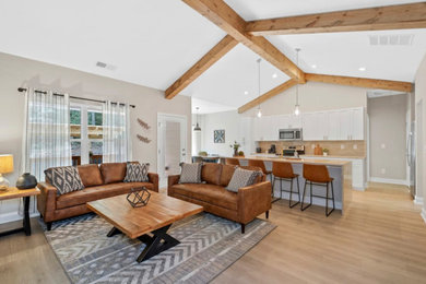 Mountain style living room photo
