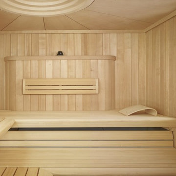 KLAFS "Charisma" Sauna Cabin Interior Detail