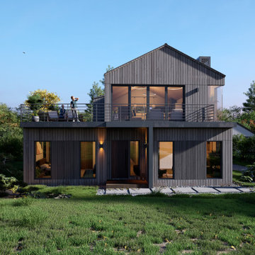 Montauk House — Exterior Visualization 02 — D5 Final