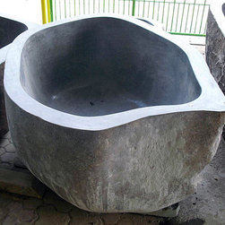 River Boulder Bathtub or Hot Tub - Hot Tubs