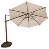 Fiji 11.5' Octagon Umbrella, Cast Silver