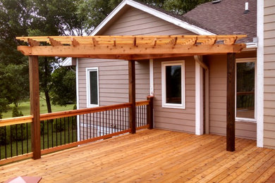 Example of an arts and crafts exterior home design in Other