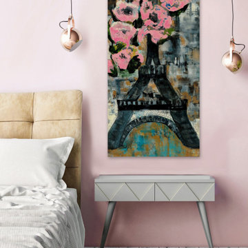 "Paris Glam" Painting Print on Wrapped Canvas