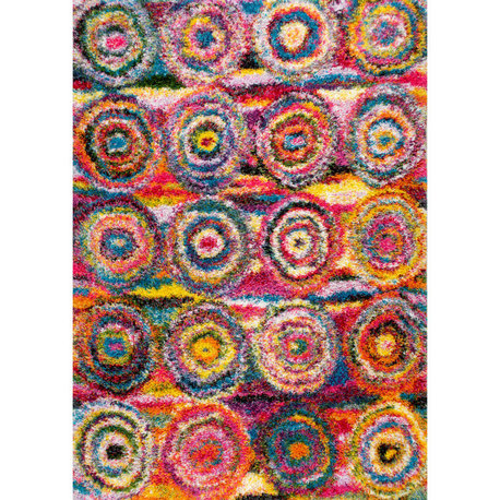 Nuloom Shag Contemporary Area Rug, Multicolor 9'2"x12'