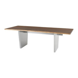 Nuevo - Seared & Silver / X-Large - Dining Tables