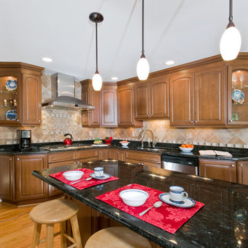 McLean Kitchen Renovation Opens To Beautiful Outdoor Structures