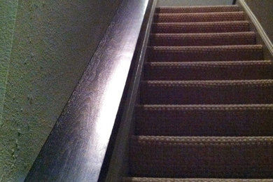 Inspiration for a contemporary staircase remodel in San Francisco