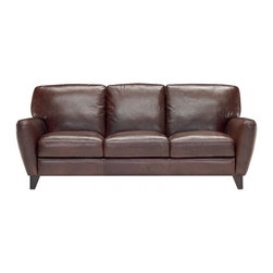 Natuzzi Editions Transitional Leather Sofa B568 - Sofas