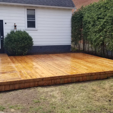 350Sqft MicroPro Sienna Brown Pressure Treated Deck