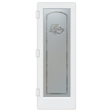 Pantry Door - Melany - Primed - 30" x 84" - Book/Slab Door