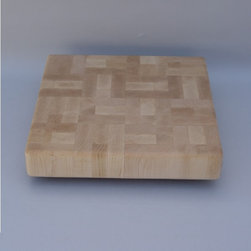 Square Maple End Grain Up Cutting Board - Products