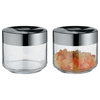 Alessi "Julieta" Kitchen Jar, Stainless Steel Mirror Polished, Small