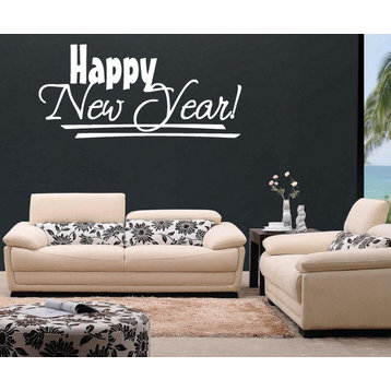 Happy New Year New Year's Wall Decal