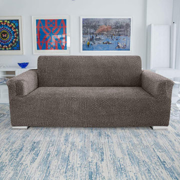 3-Seater Sofa Slipcover, Velvet Collection
