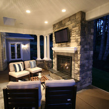 outdoor decks and patios and landscaping