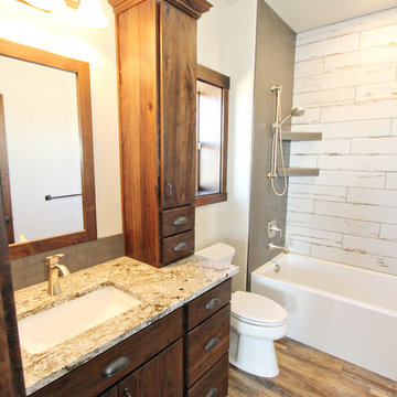 Dark Walnut Bathroom Cabinets, Kimberly, Idaho