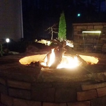 Outdoor Stone Firepit