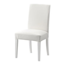 HENRIKSDAL Chaise, blanc, Gr&auml;sbo blanc - Dining Chairs