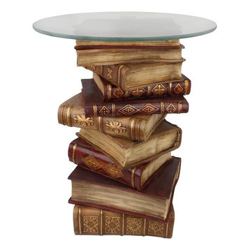 Design Toscano Power Of Books Side Table