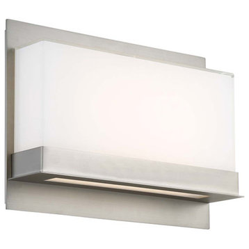 Modern Forms WS-92616 Lumnos 2 Light 11" Tall LED Wall Sconce - Satin Nickel /