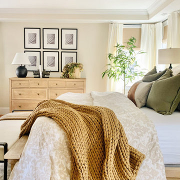 Contemporary master bedroom design