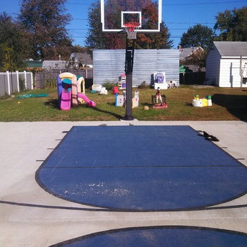 Brian D's Pro Dunk Platinum Basketball System on a 40x50 in Rotterdam, NY