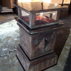 Copper Chimney Caps, Shrouds and Pots - Products