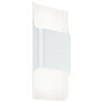 DALS Lighting - LED Wall Pack, White - European inspiration is made prevalent in this LED wall sconce. Indirect lighting allows for a uniform and even light output that will enhance every application.