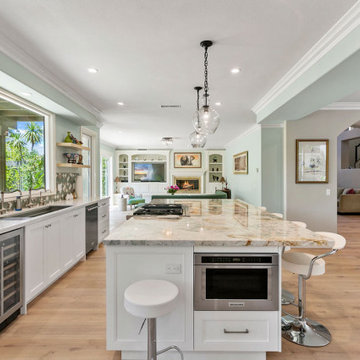 Custom Kitchen with Open Living Flow