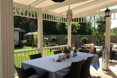 Inspiration for a country terrace in Hampshire.