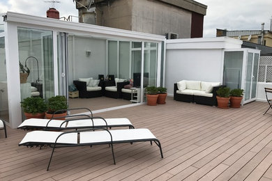 This is an example of a transitional deck in Bilbao.