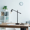 Elegant Designs Tilting Arm Desk Lamp Black